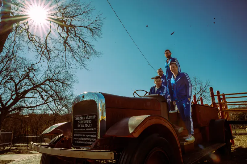 Wrestle With Jimmy — Barton Springs promo shoot, Austin TX